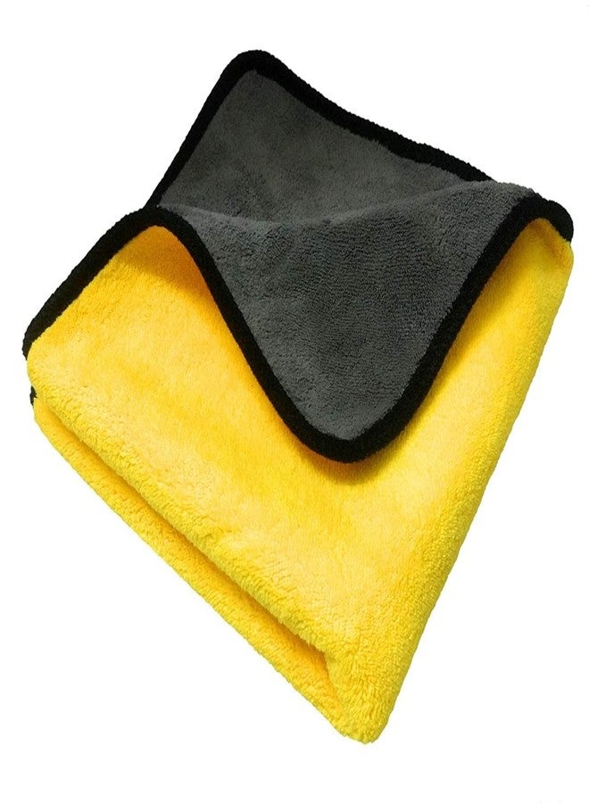 Riviox Car Accessices Cleaning 800 GSM Microfiber Towel for Car Cleaning and Detailing - Dual Sided, Extra Thick Plush Microfiber Cloth - Image 1